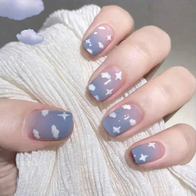 Short Ballet Wearable Fake Nails