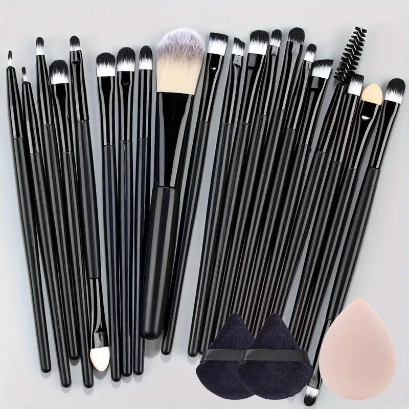 20Pcs Soft Makeup Brushes Set for Cosmetics Highlighter Foundation Blush Brush Eyeshadow Powder Beauty Blending Makeup Tools