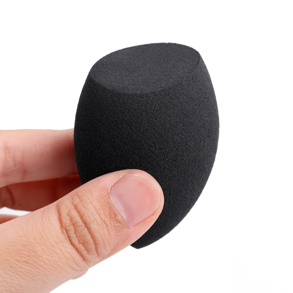 1Pcs Black Makeup Sponge Puff Beauty Egg Face Foundation Powder Cream Sponges Cosmetic Puff Powder Puff Makeup Beauty Tools