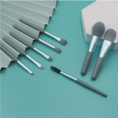 8 Pcs Cosmetics Foundation  Eyeshadow Blending Makeup Brush Soft Fluffy Makeup Brushes Beauty Tools Make Up Brushes