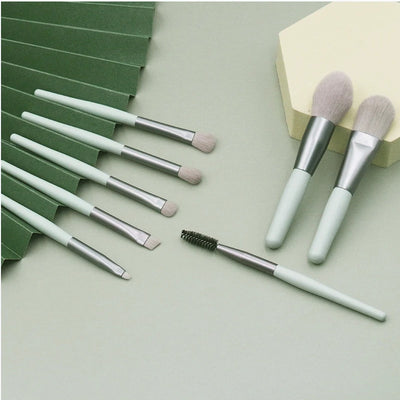 8 Pcs Cosmetics Foundation  Eyeshadow Blending Makeup Brush Soft Fluffy Makeup Brushes Beauty Tools Make Up Brushes