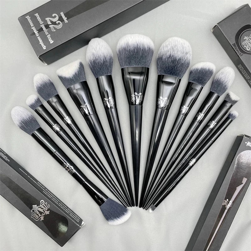 Kat Von D Makeup Brushes Blusher Powder Foundation Concealer Eye Shadow Blending Cosmetic Concealer Beauty Soft Branded Brush