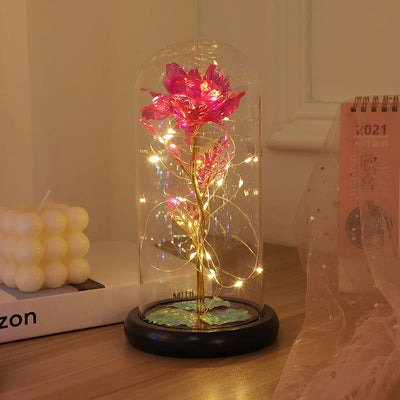 Valentine's Day LED Light Beauty And The Beast Rose