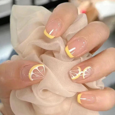 Short Ballet Wearable Fake Nails